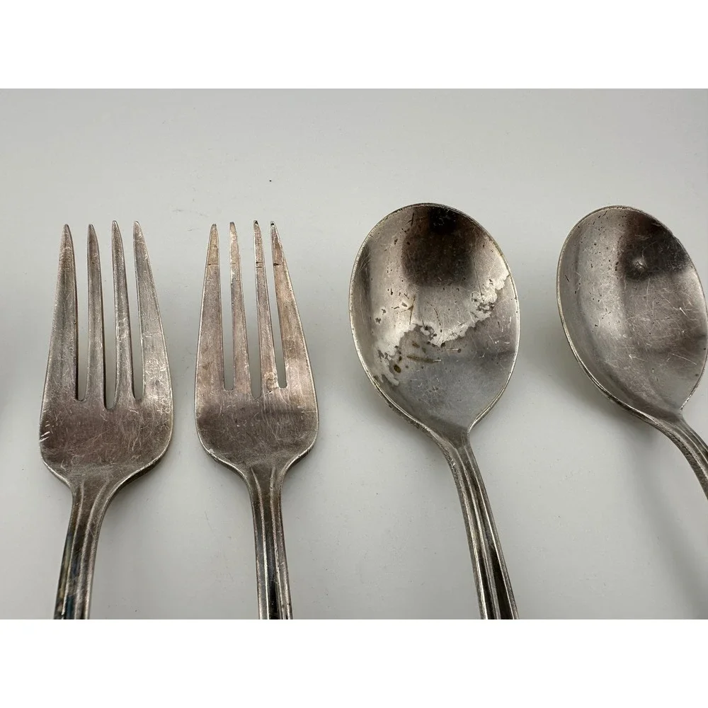 1847 Rogers Bros Eternally Yours Silverplate Flatware Set 6pc Mixed Lot Vintage